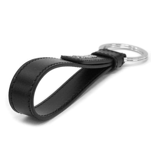 特別価格中古 プラダ キーリング レザー NERO 2PP154 ヴィテッロ