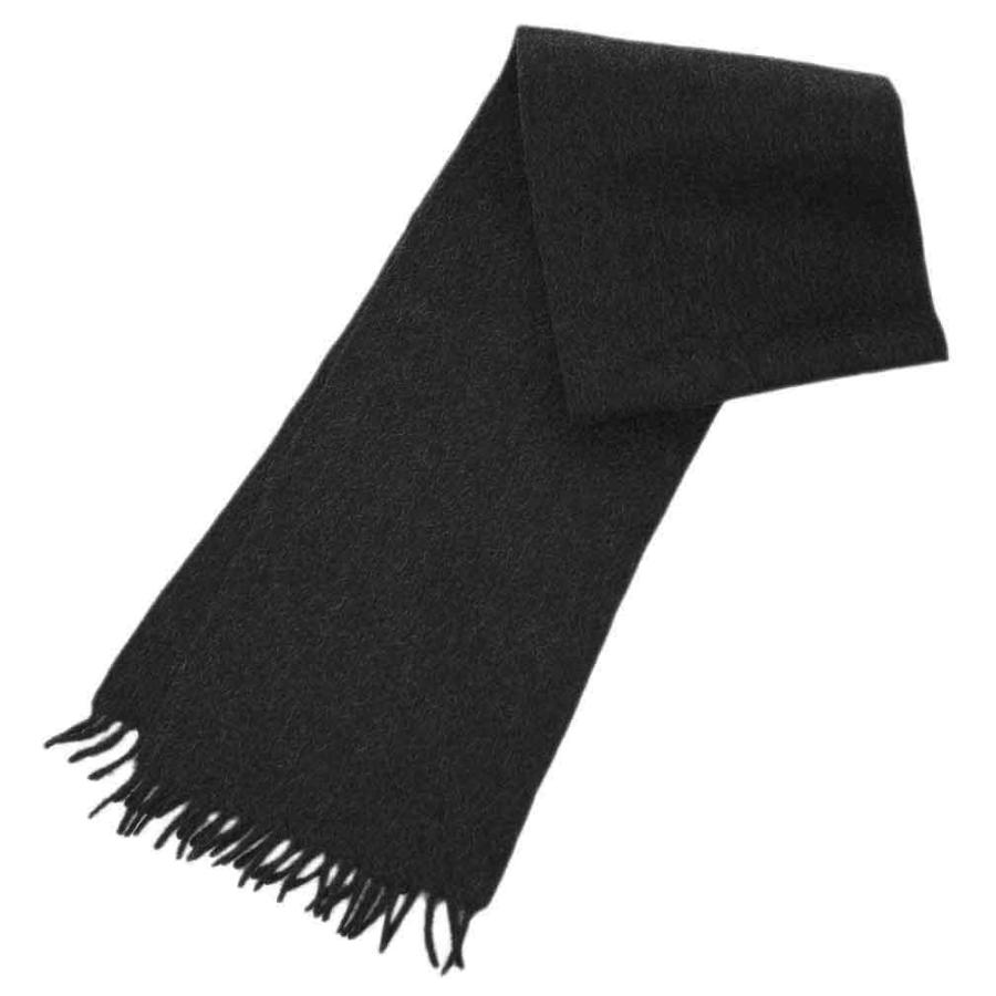 プラダ マフラー USC182 PRADA 無地 ロゴ刺繍 ウール/カシミア NERO ブラック アウトレット 新品  :usc182hcm-ner:買付道-JJブランド専科- - 通販 - Yahoo!ショッピング