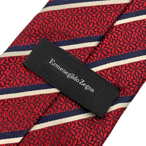 ゼニア ブランド ネクタイ エルメネジルド・ゼニア ジャカード シルク  