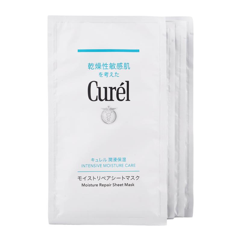 Curel curel キュレル 潤浸保湿 モイストリペアシートマスク 本体 4枚