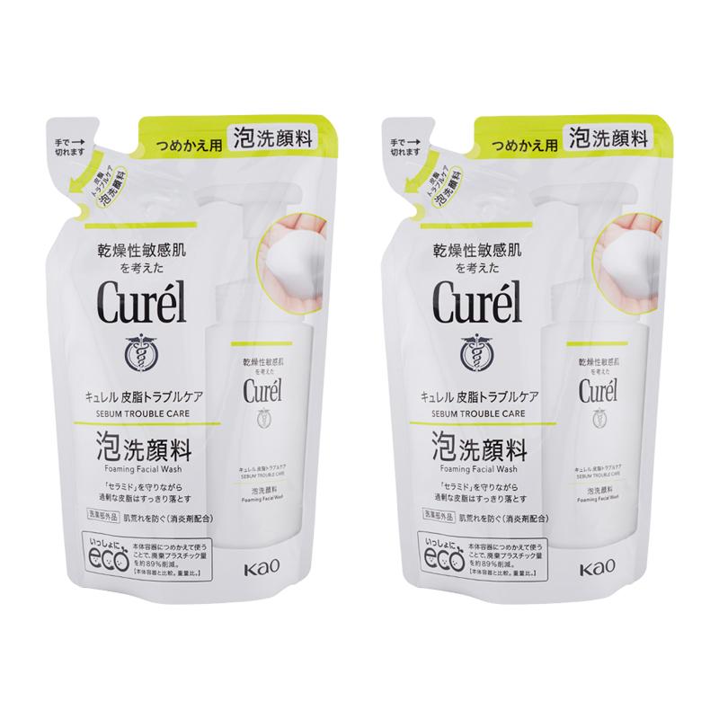 Curel [2個セット]curel キュレル 皮脂トラブルケア 泡洗顔料 130ml