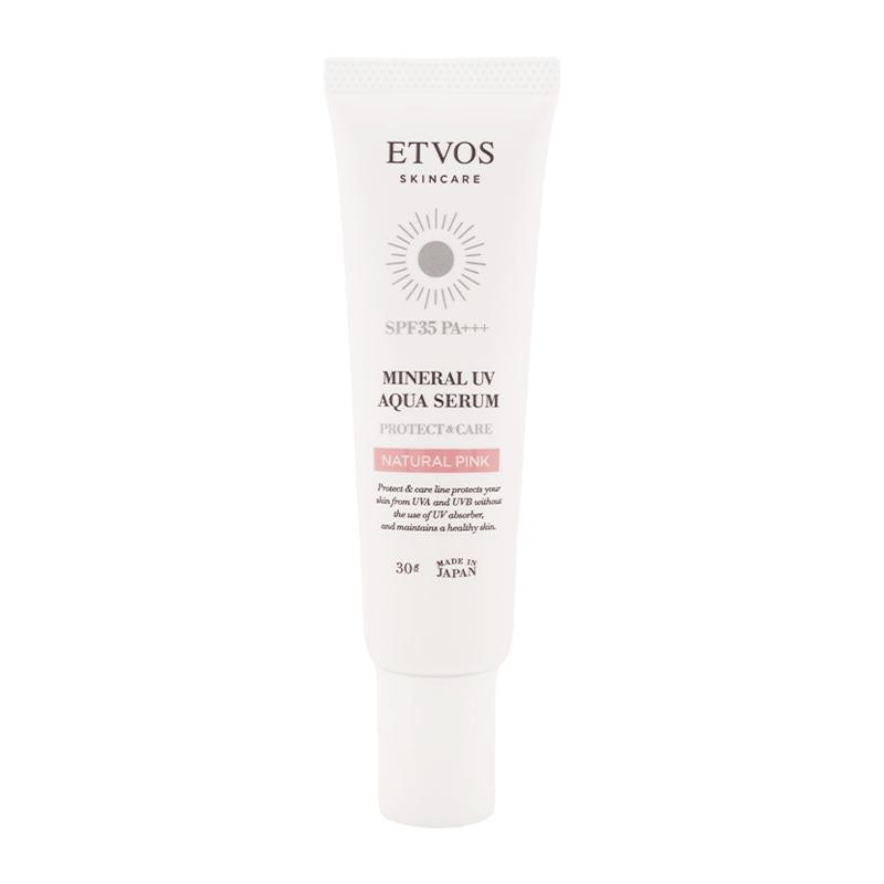 ETVOS（エトヴォス） ミネラルUVアクアセラム ナチュラルピンク 30g