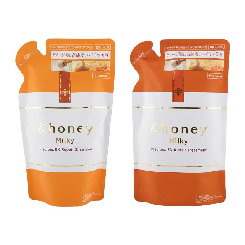 &honey アンドハニー シャンプー & トリートメント 詰替　８セット &honey アンドハニー シャンプー & トリートメント 詰替 8セット 楽天