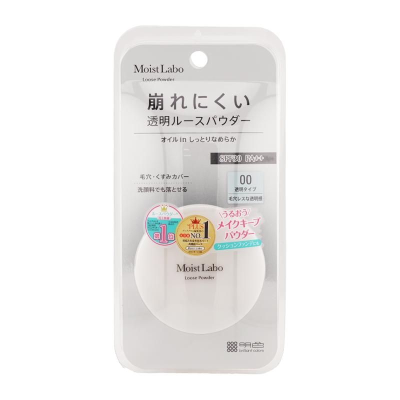 明色化粧品 モイストラボ ルースパウダー 透明タイプ 6.5g SPF30 PA++