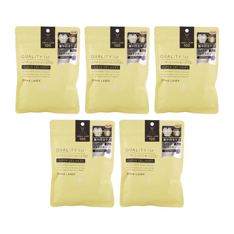 【店舗限定品】クオリティファースト　SUPERレチノール100+グルタチオン Amazon | ダーマレーザー スーパーグルタチオン 100 7枚入り