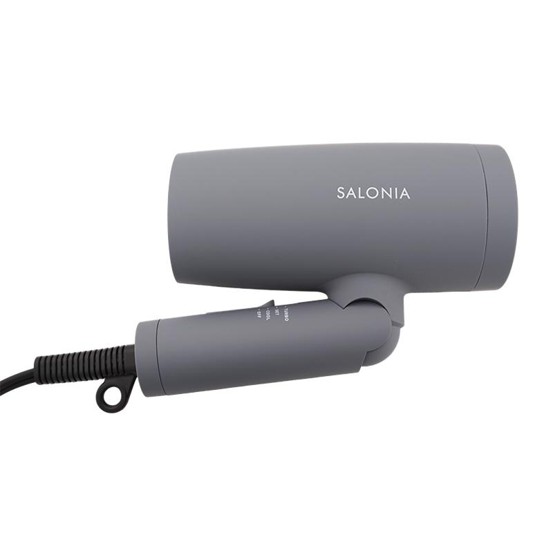SALONIA スピーディーイオンドライヤー グレー 本体 SALONIA（サロニア） スピーディーイオンドライヤー グレー [ギフト