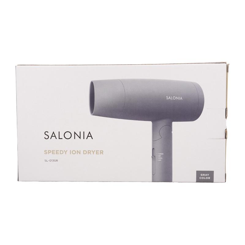 SALONIA（サロニア） スピーディーイオンドライヤー グレー [ギフト