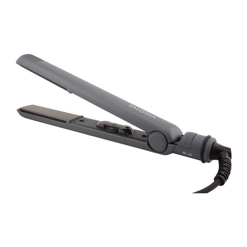 新品未開封 SALONIA ストレートヘアアイロン ブラック 正規品 サロニア SALONIA（サロニア） スムースシャイン ストレートヘアアイロン