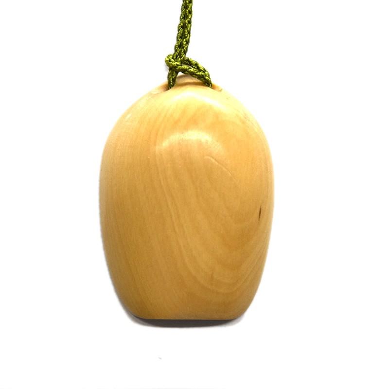 木彫り仏像 蓮弁型根付 【大日如来】 干支お守り本尊・未年/申年 柘植