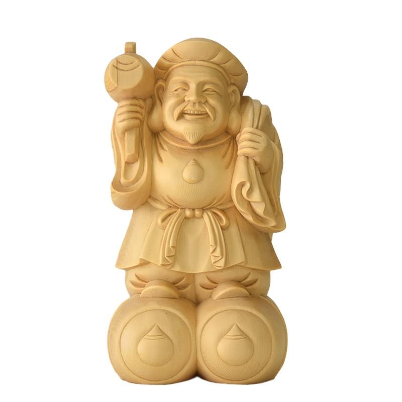 素晴らしい木彫　大黒様　大國主尊 素晴らしい木彫大黒様大國主尊