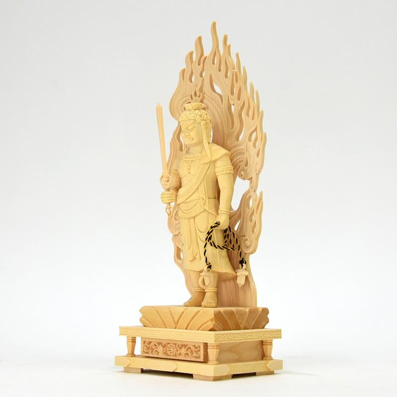 仏像【明王】不動明王立像(総高30cm、幅12cm、奥行き9cm)銅製 仏像【明王】不動明王立像(総高30cm、幅12cm、奥行き9cm)銅製
