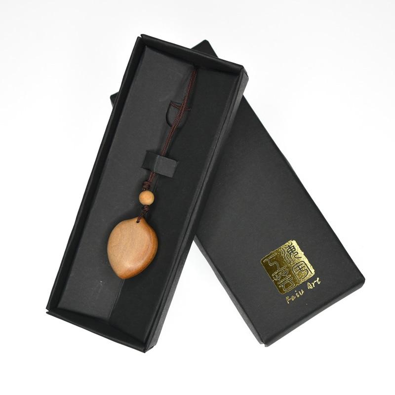 木彫り仏像 干支 お守り 本尊 白檀ハート型 ミニ香合仏 ※専用紙箱付き