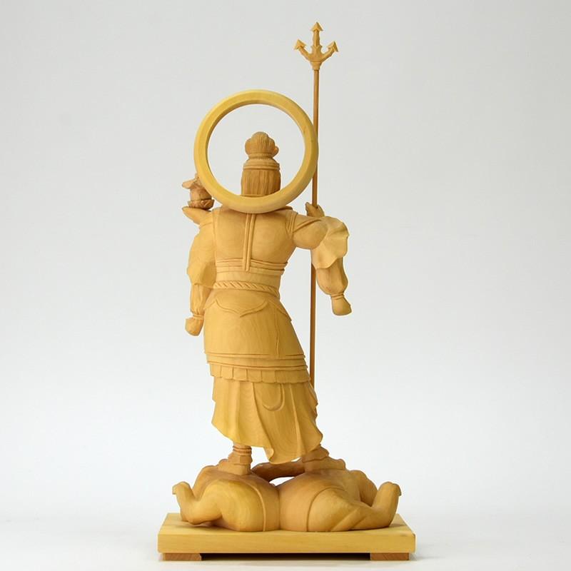 木彫り 仏像 約27cm