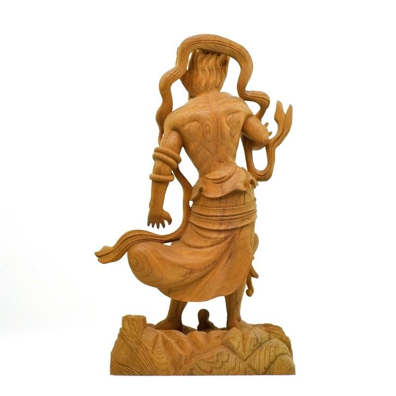 木彫り仏像 金剛峯寺形【深沙大将(ジンジャタイショウ)立像 木彫り仏像 金剛峯寺形【深沙大将(ジンジャタイショウ)立像