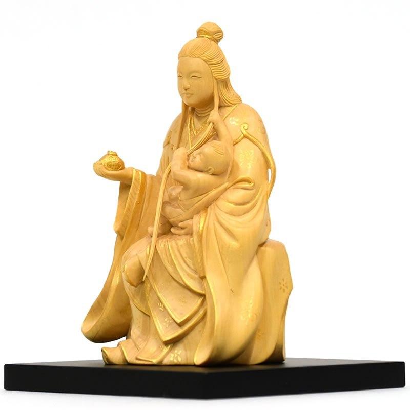 128000円■高級柘植仏像■A3 大黒天 大日如来 鬼子母神 弥勒菩薩 立像 128000円□高級柘植仏像□A3 大黒天 大日如来 鬼子母神 弥勒