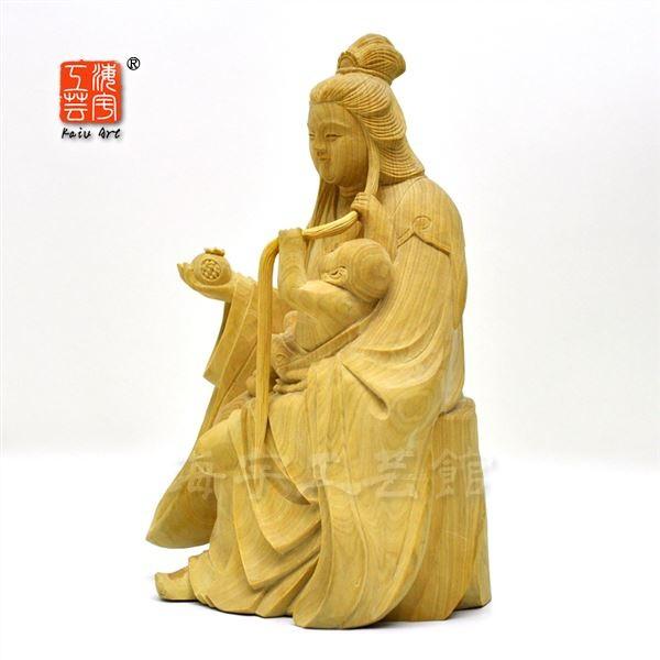 鬼子母神立像 天女形 訶梨帝母 子安 子授け 安産 守り神 木彫 仏像#507 訶梨帝母像展（子安鬼子母神）販売 仏像ドットコム・東洋仏所