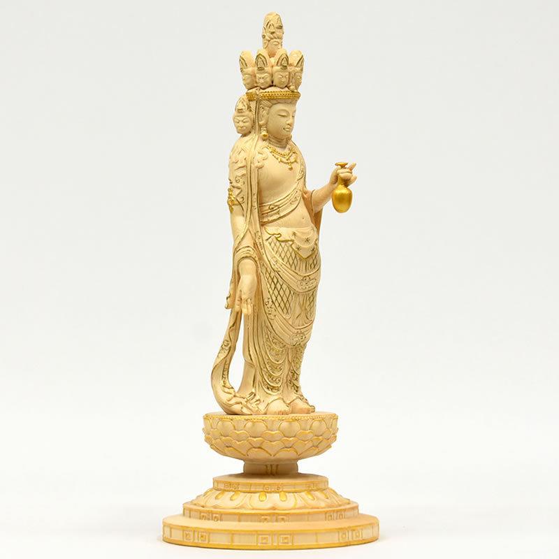 十一面千手観音菩薩立像　仏像神像　木彫　室町時代　金銅仏 42197mmy-1.jpg