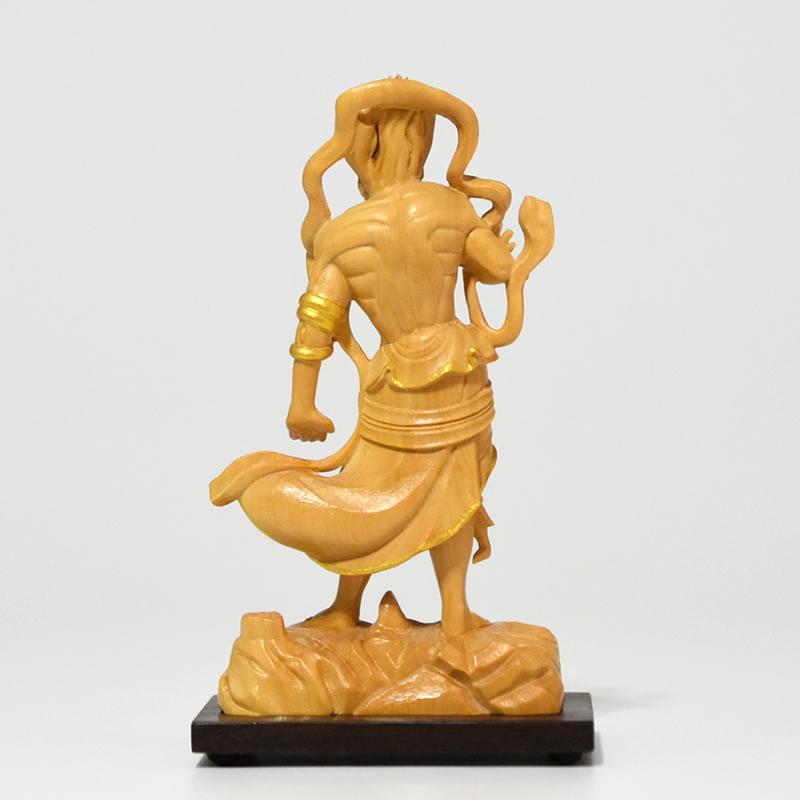 木彫り仏像-小仏 金剛峯寺形【深沙大将（ジンジャタイショウ）立像