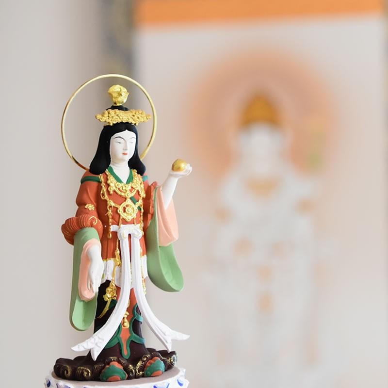 浄瑠璃 寺 吉祥 天 美品 掛け軸 重要文化財 吉祥天立像 西陣織 浄瑠璃寺