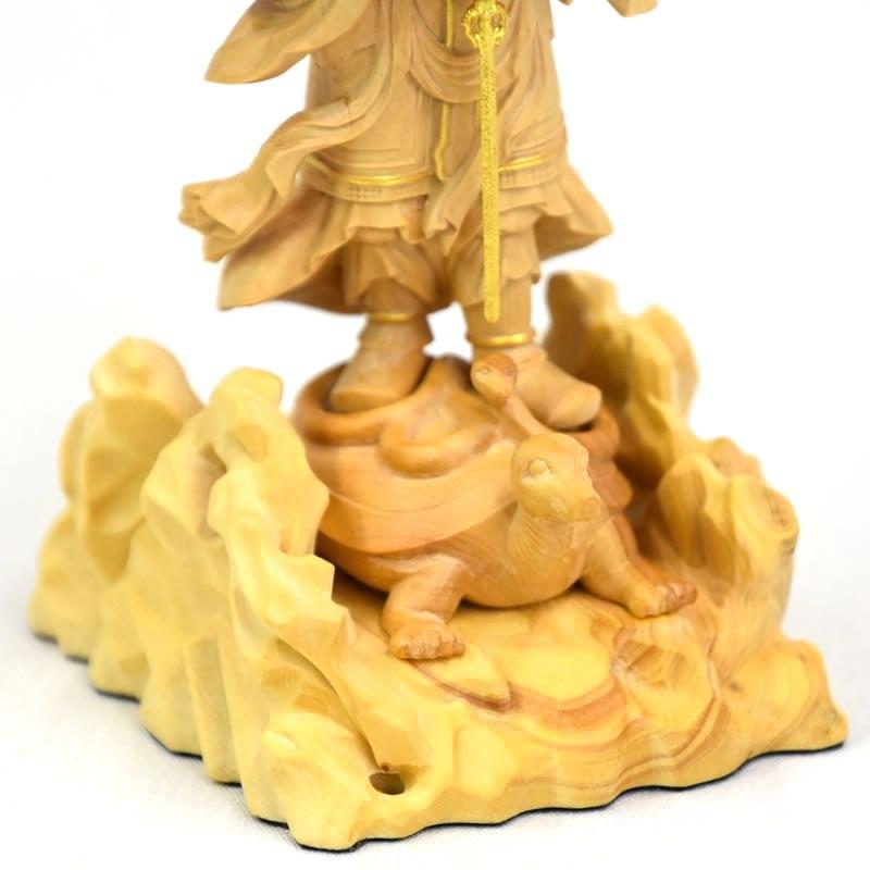 木彫仏像 小仏 【妙見菩薩立像】(みょうけんぼさつ)柘植 金泥 木彫仏像 小仏 【妙見菩薩立像】(みょうけんぼさつ)柘植 金泥