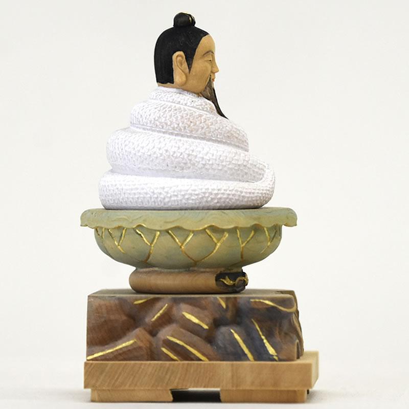 木彫り神像/仏像 小仏【宇賀神（うがじん、うかのかみ）】 柘植