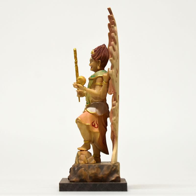 高41cm 最高級 総檜材 珍品 仏教工芸 木彫仏像 仏師手仕上げ　烏枢瑟摩明王 kaiu-art_ussm4hr50a