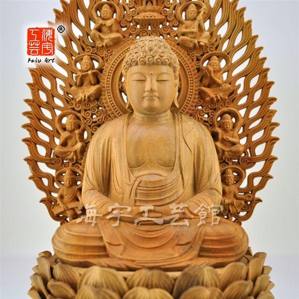 如来像 如来座像 木彫り 中国美術 高さ12cm 説法印 転法輪印 【公式通販】