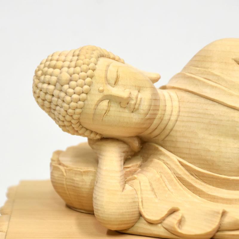 スリーピングブッタ　涅槃 釈迦如来 タイ購入 木彫り 仏像 仏教美術 骨董品 スリーピングブッタ 涅槃 釈迦如来 タイ購入 木彫り 仏像 仏教美術