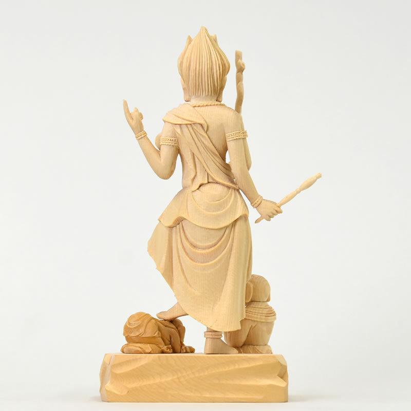 木彫り仏像 上彫【烏枢沙摩明王(うすさまみょうおう)四臂像 木彫り仏像 上彫【烏枢沙摩明王(うすさまみょうおう)四臂像