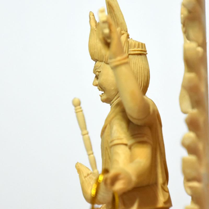 木彫り仏像 【烏枢沙摩明王(うすさまみょうおう)】 桧木 木彫り仏像 【烏枢沙摩明王(うすさまみょうおう)】 桧木