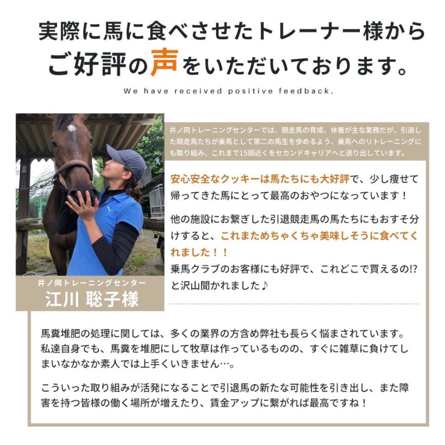 馬のおやつクッキー200g×2袋 ペット用クッキー 野菜クッキー 手造りクッキー 無添加 天然素材 犬 猫 鳥 リス 厳選野菜 自然農園 安心安全 |  | 07