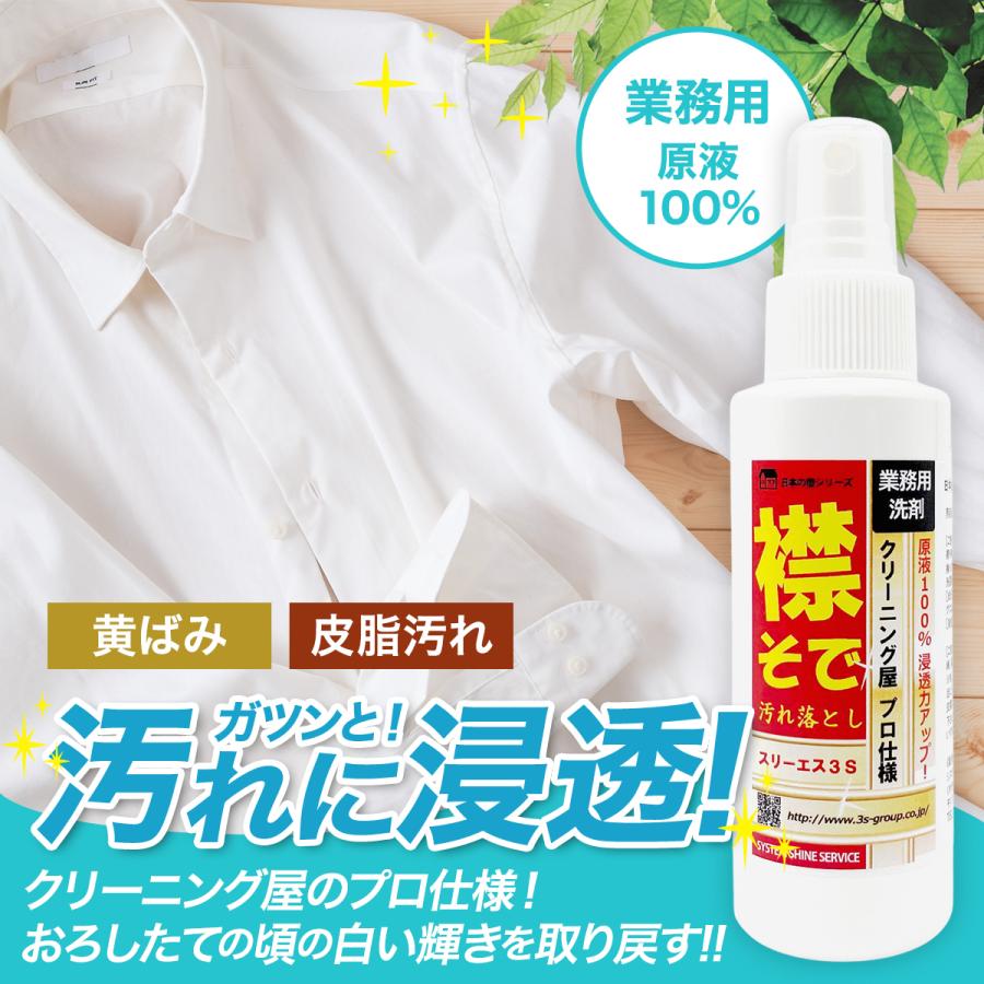 シミ抜き剤 繊維用黄ばみに 業務用洗剤 襟 そで 汚れ落としスリーエス3s 100ml 衣類 洗濯 シミ取り 携帯用 旅行 洋服 着物 ｙシャツ Es100 ホテル旅館洗剤専門店スリーエス3s 通販 Yahoo ショッピング