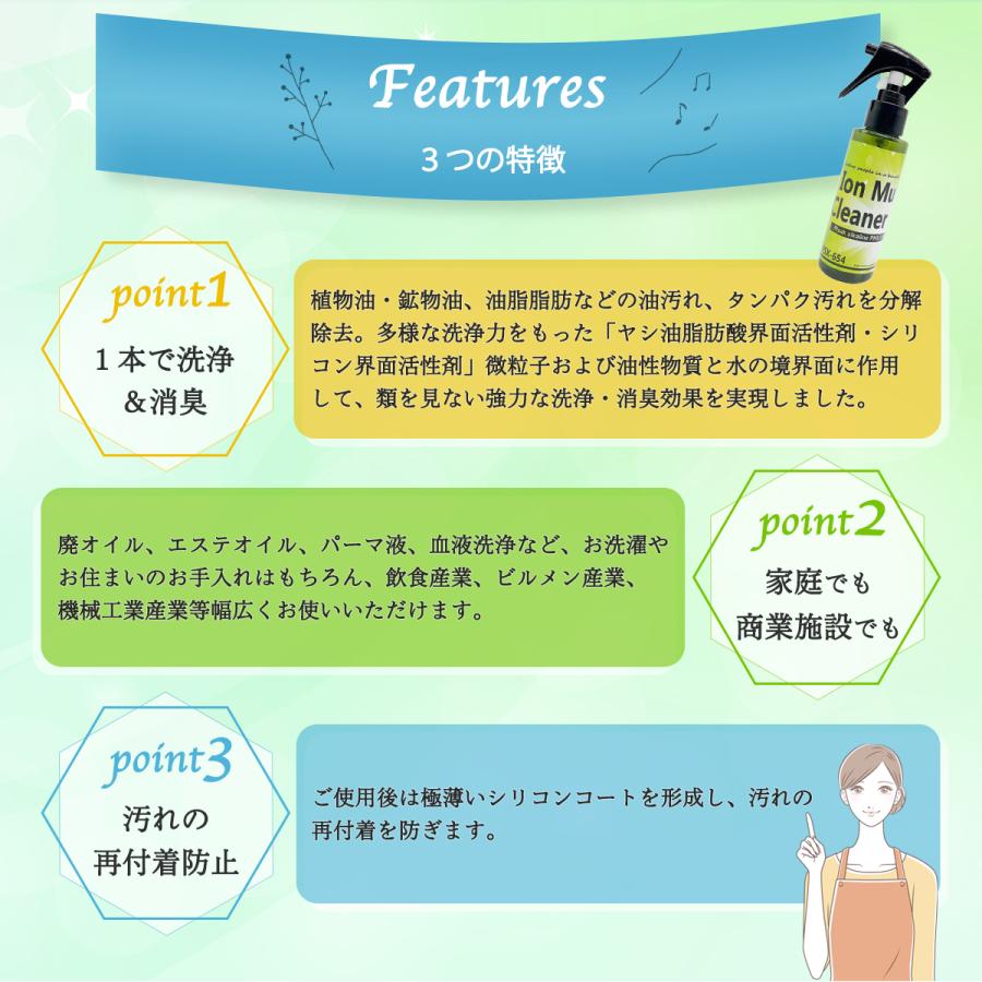 スリーエス 高性能 洗剤 イオンマルチクリーナー3S 掃除 4L 空スプレー付 日本製 皮脂汚れ 弱アルカリ性 キッチン リビング タイヤコート 消臭 再付着防止の画像