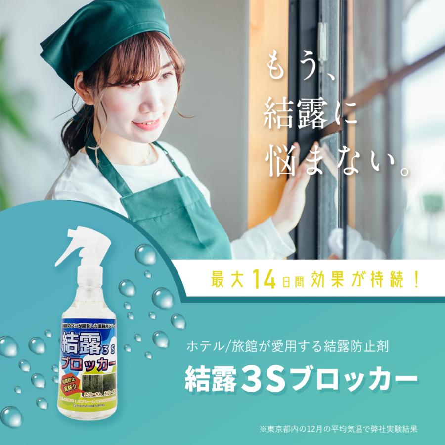結露防止 スプレー お掃除のプロ考案 結露ブロッカー３ｓ 100ml 結露対策 窓 ガラス ショーウィンドウ グッズ 防止剤 湿度 夏 冬 Keturo 100 ホテル旅館洗剤専門店スリーエス3s 通販 Yahoo ショッピング