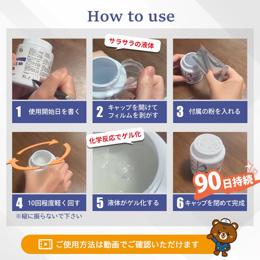 スリーエス 空間 除菌 消臭力 置き型 ゲル New Dr.Nova3S 200g × 12 タバコ カビ ニオイ 対策 部屋 ホテル オフィス 車 玄関 ペット 臭 約90日 抗菌 二酸化塩素の画像