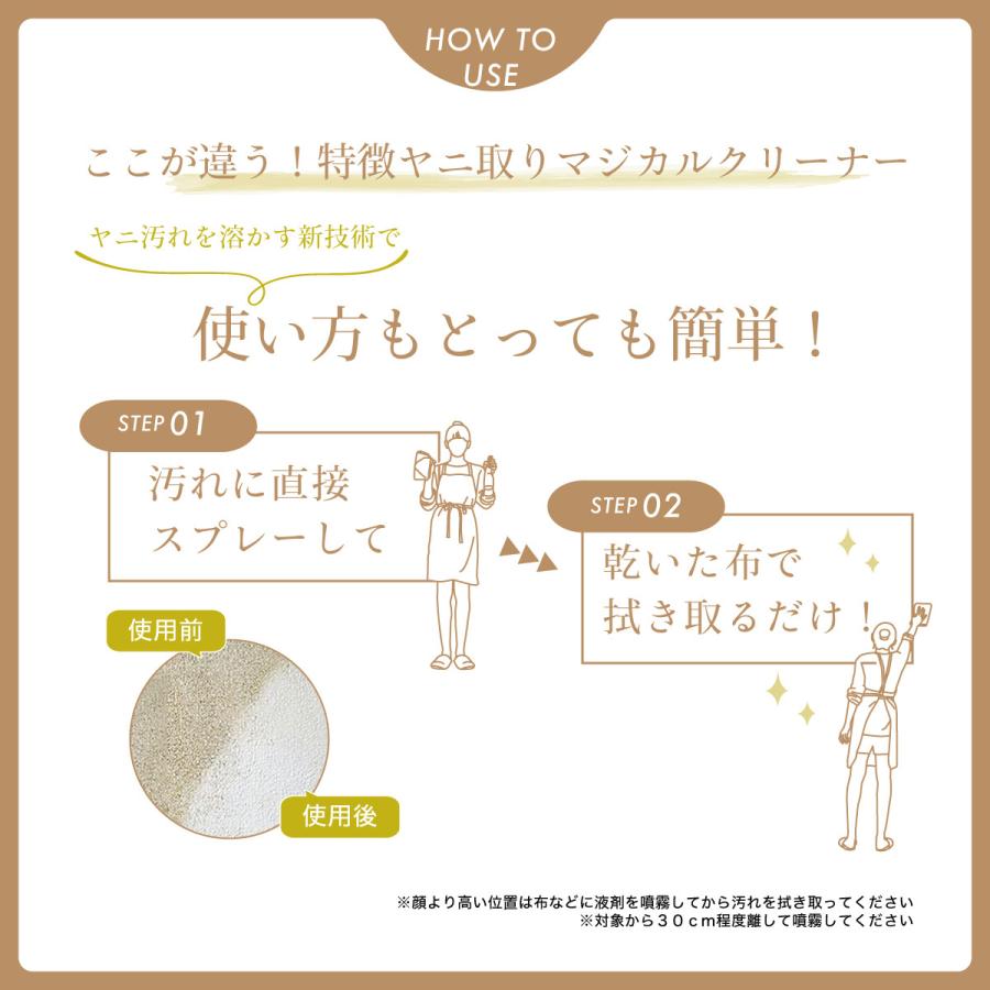 スリーエス ヤニ 取り クリーナー 3S 詰替 4L 空スプレー付 日本製 壁紙 部屋 キッチン 家具 蛍光灯 エアコン 車 黄ばみ 油 汚れ 落とし 消臭 再汚染防止剤の画像