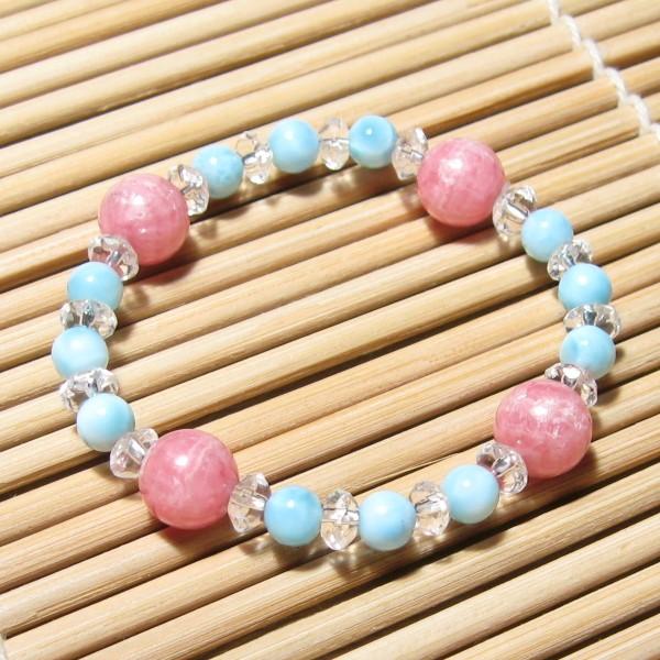 インカローズ アルゼンチン産 ラリマー 水晶 パワーストーン