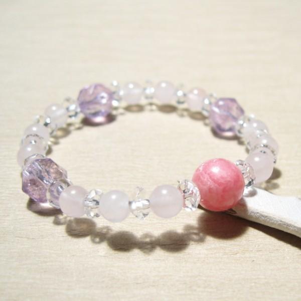 インカローズ アルゼンチン産 ローズクオーツ アメジスト