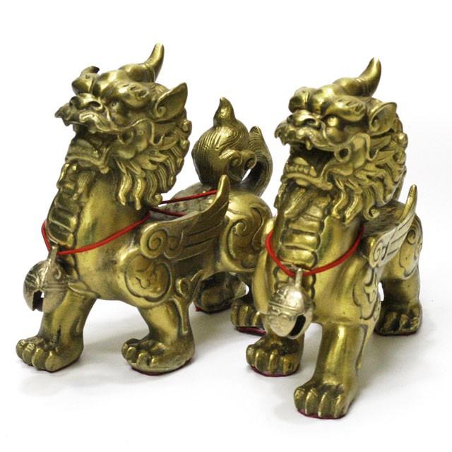 ヒキュウ 銅製 置物 風水 大サイズ 最大長さ約10.5cm 高さ約11cm