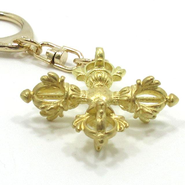 カツマ 羯磨 キーホルダー チベット密教法具 十字五鈷杵 バジュラ