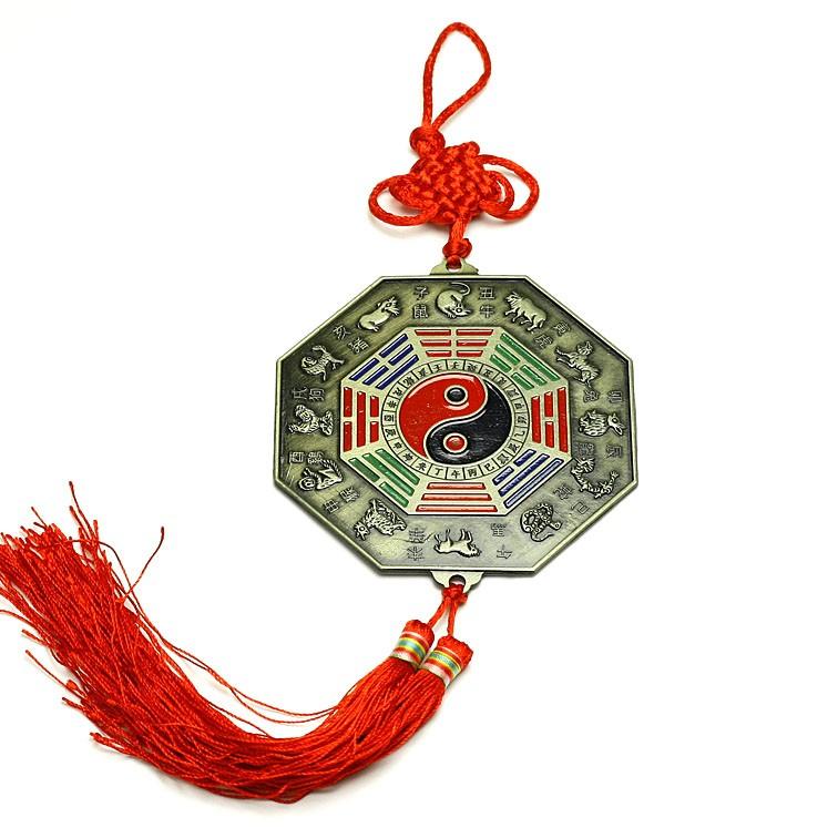 麒麟 太極 八卦 十二方位牌 風水 キリン 十二支 開運 平安 五黄