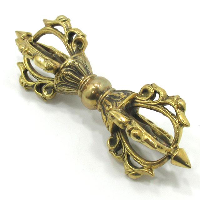 五鈷杵 バジュラ 金剛杵 長さ約14.5cm 仏具 金属製 置物 五鈷杵 バジュラ 金剛杵 長さ約14.5cm 仏具 金属製 置物