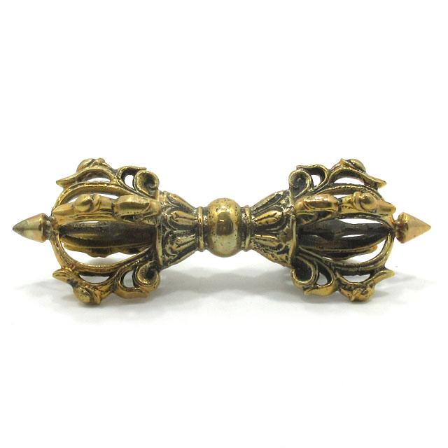 五鈷杵 バジュラ 金剛杵 長さ約14.5cm 仏具 金属製 置物 五鈷杵 バジュラ 金剛杵 長さ約14.5cm 仏具 金属製 置物