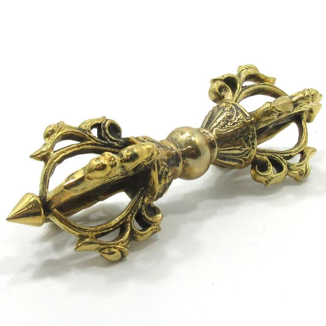五鈷杵 バジュラ 金剛杵 長さ約14.5cm 仏具 金属製 置物 五鈷杵 バジュラ 金剛杵 長さ約14.5cm 仏具 金属製 置物