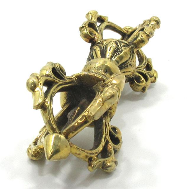 五鈷杵 バジュラ 金剛杵 長さ約14.5cm 仏具 金属製 置物 五鈷杵 バジュラ 金剛杵 長さ約14.5cm 仏具 金属製 置物