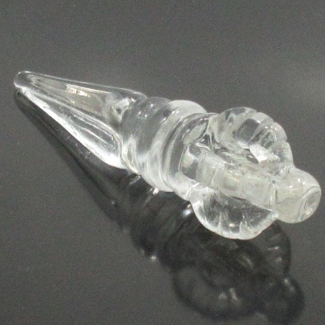 独鈷杵　プルパ　ヒマラヤ　水晶 独鈷杵 金剛杭 プルパ 水晶ブルパ 水晶の独鈷杵 仏具 法具 透明水晶
