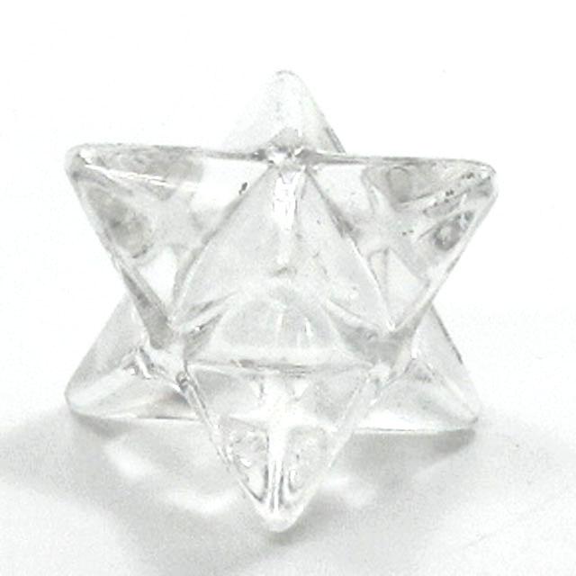 マルカバスター 六芒星 水晶 パワーストーン 置物 ポイント間対角約