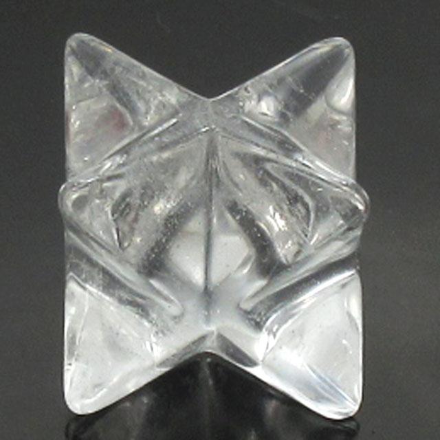 マルカバスター 六芒星 水晶 パワーストーン 置物 ポイント間対角約