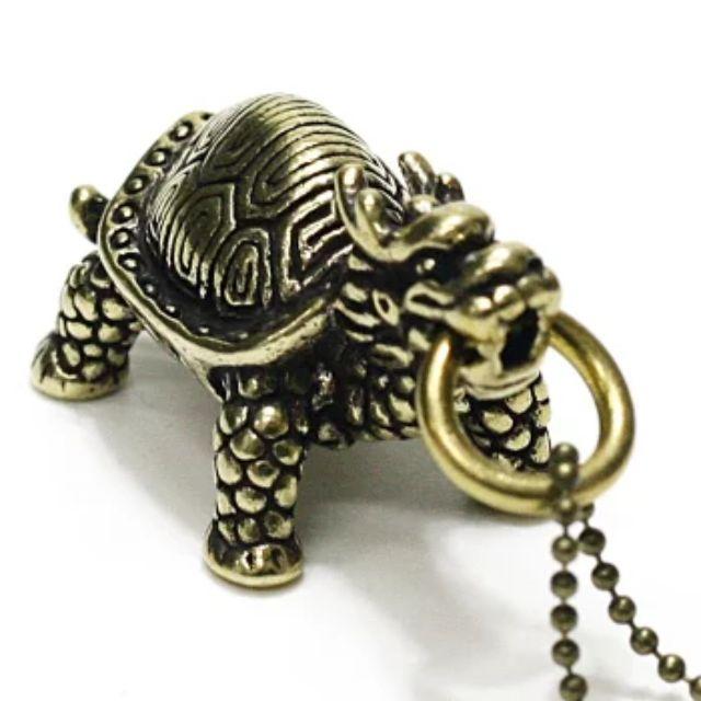 0515138 桃の木龍亀（ろんぐい）キーホルダー 0515138 桃の木龍亀（ろんぐい）キーホルダー