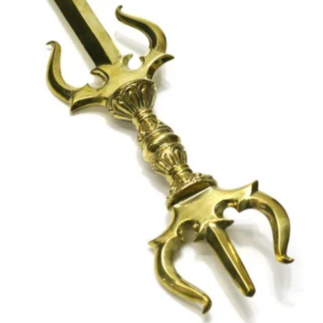 密教法具 新 三鈷剣 利剣 文殊剣 カドゥガ 特大 約46cm 仏具 密教法具 新 三鈷剣 利剣 文殊剣 カドゥガ 特大 約46cm 仏具